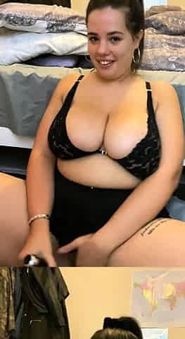 BBW White Chick Big Boobs Cam Play
