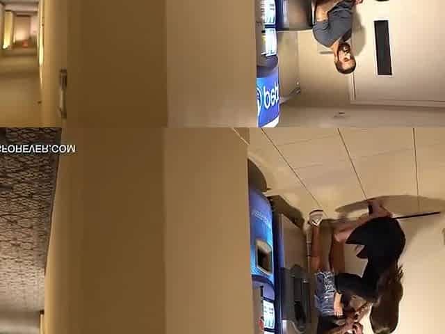 Hotel Hallway Blowjob