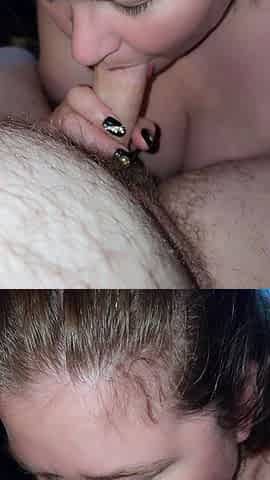Blowjob to completion-I love to swallow his cum