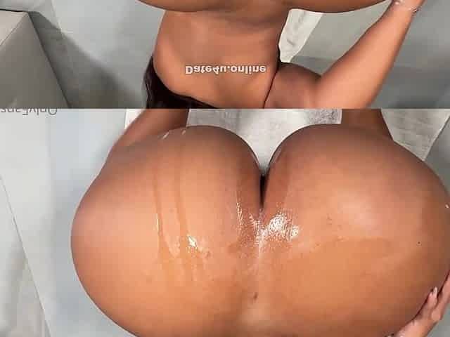 Voluptuous Graciebon shares intense oily ass action during passionate group play