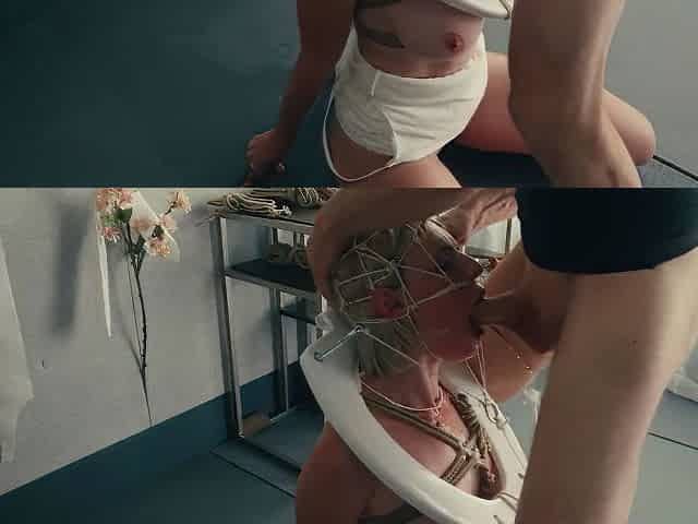 Human Toilet Girl Flushes Down Dozens Of Loads And Gets Rough Face Fucking And Atm
