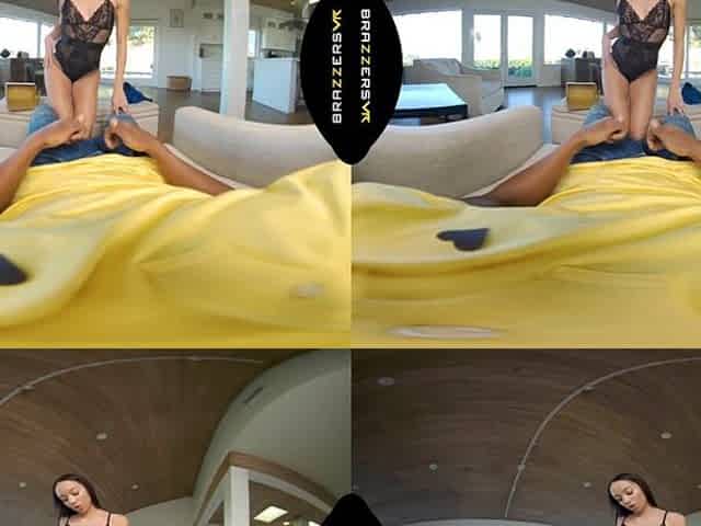 BRAZZERS - Delivery Gal Alexis Tae Tries On Underware & Rides Hard Until Her Butt Gets Overspread In Cum