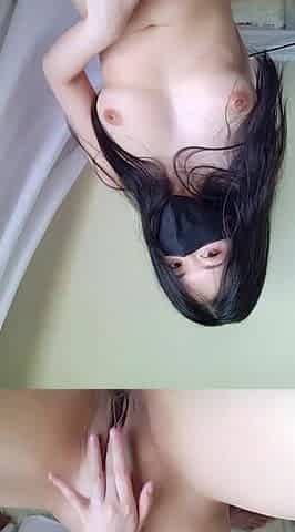 Pretty Japanese teen solo masturbation Uncensored