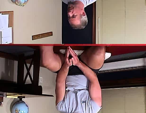 Double handjob in young on old amateur clip