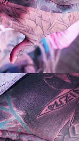 Tattoo Girl Solo Double Penetration with Toys - Anal Mastrubation - ATM, Goth, Punk, DP