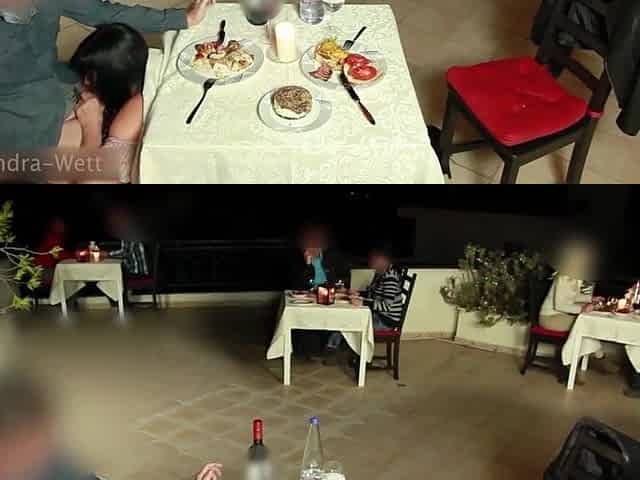 PUBLIC! EVEN IN THE RESTAURANT, BANGING IN FRONT OF THE GUESTS!