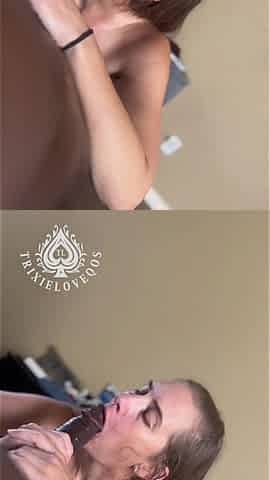 Size Queen MILF Deepthroats & Takes 10 Inch BBC in the Ass