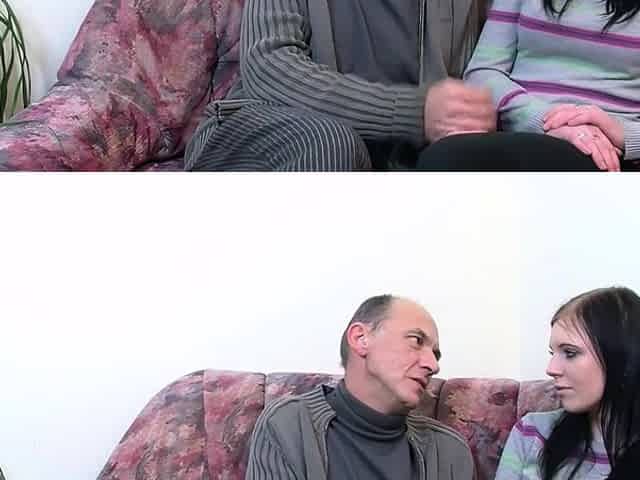 Old grandpa persuades 18 year old german student