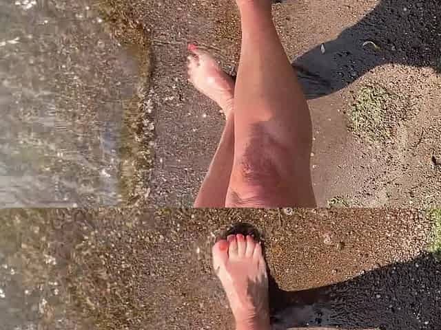 Mrs Mature Feet Remembering Summer Days