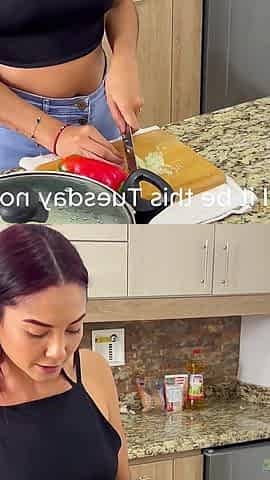 Compilation of Allison's Best Fucks in the Kitchen, Cuckolding Her College Boyfriend