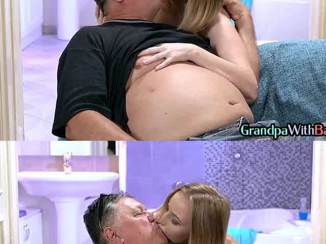 Amateur cute babe cuntdrilled by DILF
