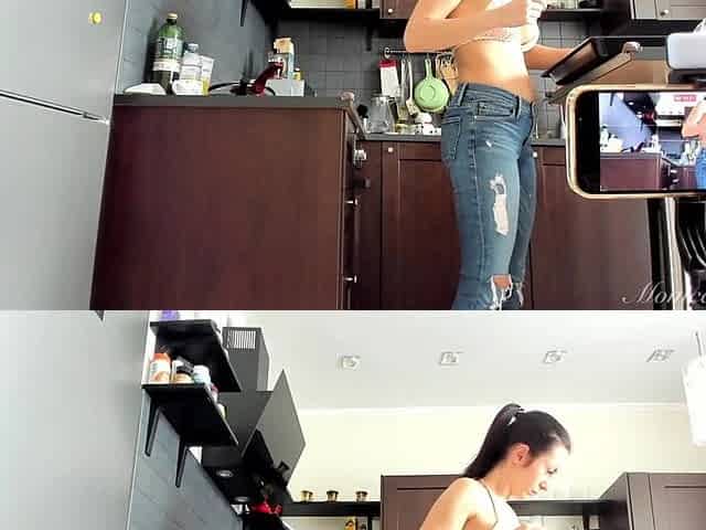 My Naughty Day at Home: Foot Tease & Bikini Switch