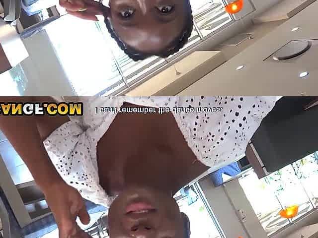 Super Taut Black Vagina Pounded POV By Large White Jock Boyfriend Outdoors