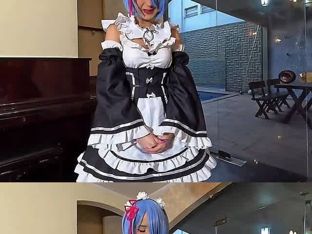Zne Cosplay - Rem From Re:zero Ft. Waifus Juice & Qrozne