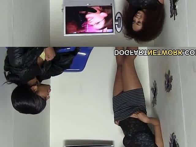 Serena Ali And Amber Metallic Visit Gloryhole