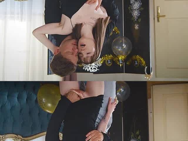 A young guy and girlfriend in an amazing threesome