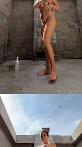 Naked Shower Under the Open Sky, Afterbath Care