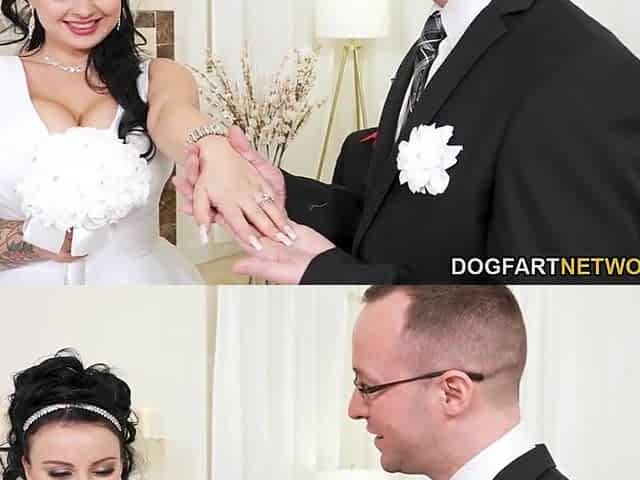 Payton Preslee's Wedding Turns Coarse Interracial Three-some - Cuckold Sessions
