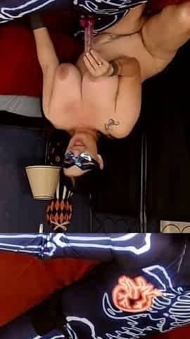 Lesbian Party Trooper Strapon Cowgirl Fuck