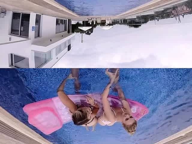 Blonde teen stuffed with cock outdoors