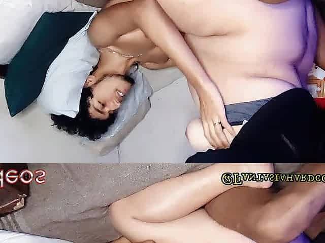 Culona montando arriba de mi pija como una putita hasta hacerme un buen creampie