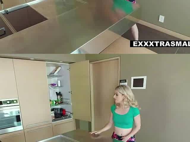 Tiny Stuck Assistant Abby Blasted By Boss With Abby Adams