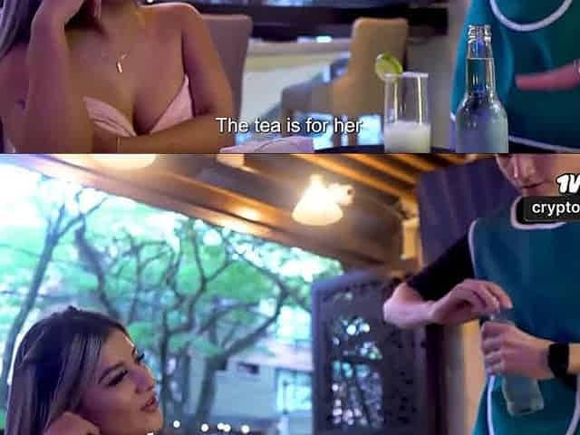 Horny latina Kylei Ellish bombs the waiter and her stepplayfellow's daughter, offers raunchy bang-out tips - incredible XXX!