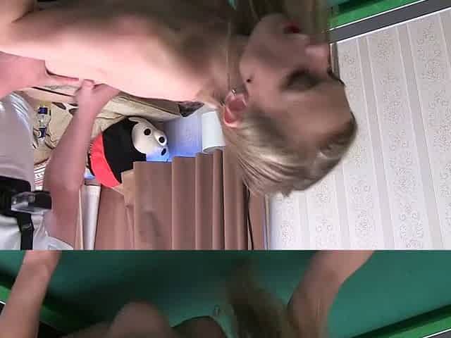 Amateur blondes pov blowjob and hardcore fun with lucky dude
