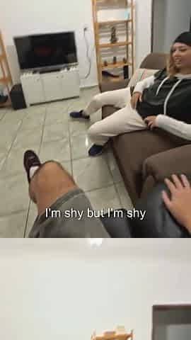 The lesbo neighbour fell face-1st onto the dick.
