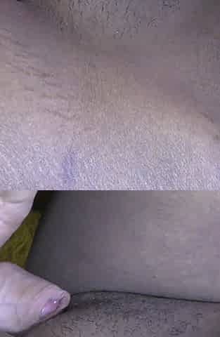 Ebony Pussy Dripping Cum with Big White Cock