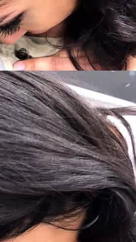 Brunette slut pov blowjob in close up HD