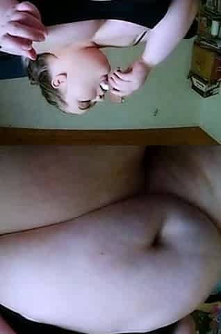 Amateur blondie solo anal masturbation