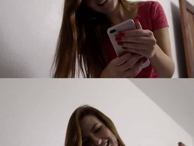 Stuck petite teen stepsister gets fucked