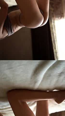 Solo booty assed babe ass toying masturbation in hi def