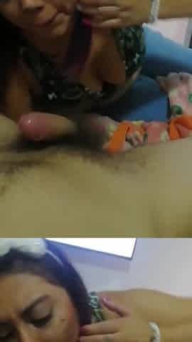 Colombian MILF Eats My Cock After A Costume Party