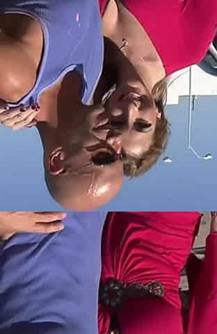 Tattooed milf gets picked up and fucked by cock raw