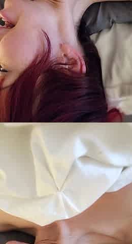 Amateur redhead Milf sucks and fucks a guy
