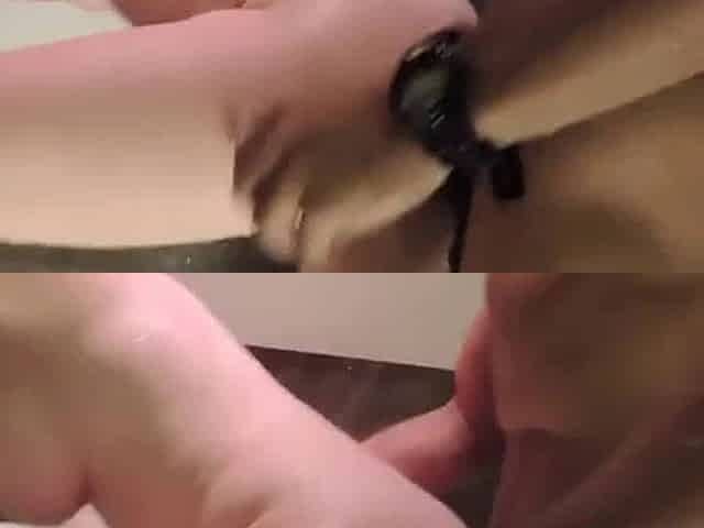 Busty wife fucks a bbc and hubby watches