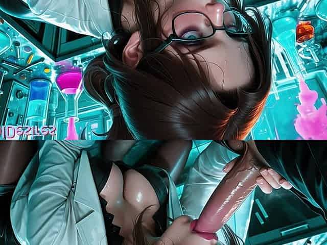 Mad Scientist Fucked in Lab - Ai-generated