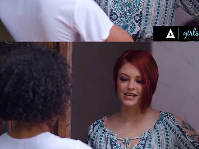 GIRLSWAY - Wicked Scout Demi Sutra Flashes Her Vagina To Hawt Bree Daniels During Cookie Sales Pitch
