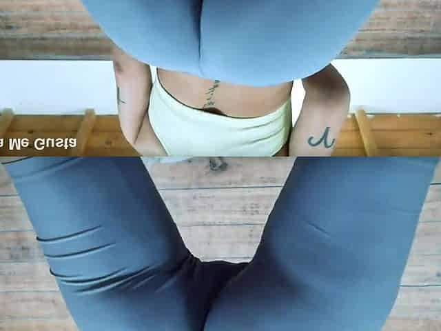 Bubble Booty Hawt Cameltoe In Constricted Yoga Panties Sexy Latin Babe Honey!