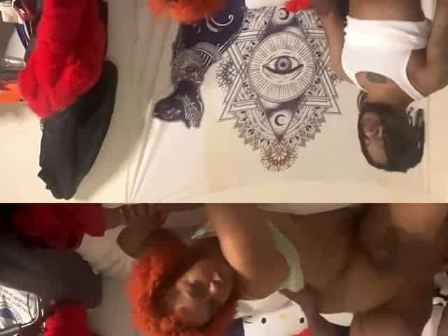 riding raw dog on daddies large cock