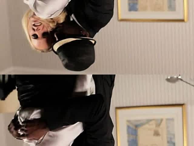 Bigtitted lingerie slut hard analpounded