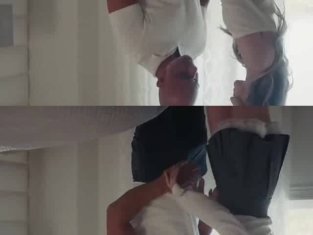Petite Beauty Gets Stretched By Dominant Stepdaddy - Melody Petite, Daddy Clay And Christian Clay