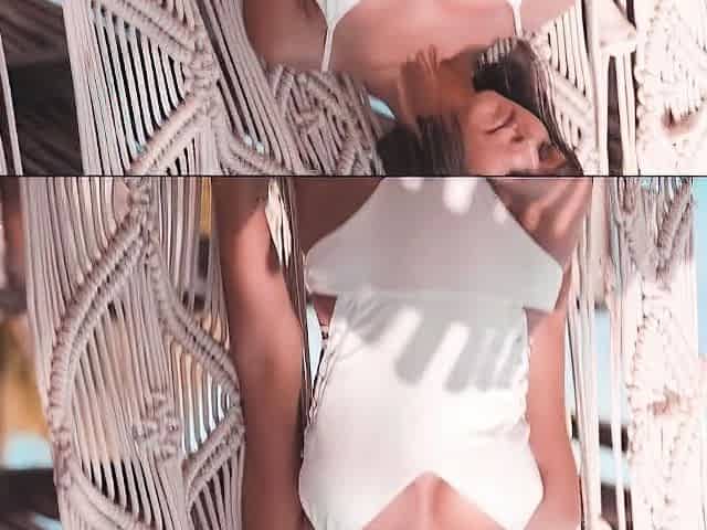 Cute brunette teen outdoor sex in public sex adventures