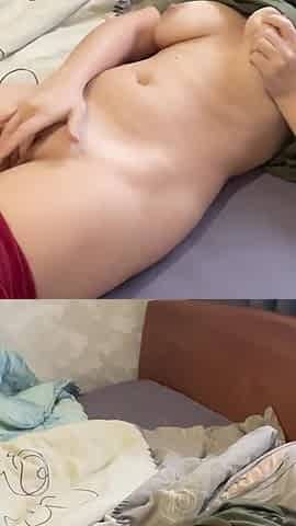 A Young Girl Recorded an Erotic Video for Her Boss. Real Orgasm