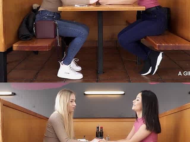 Jenny's Hot Lesbian Affair Sparks Wild Kitchen Passion