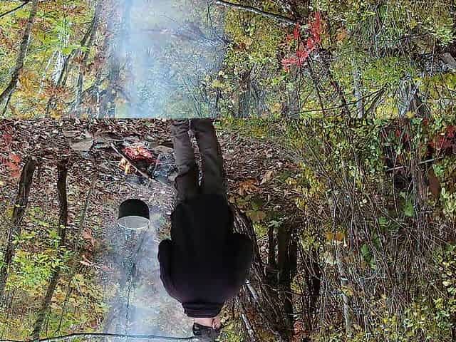 The red-haired forest witch bewitched the traveler and banged him in all holes in her hut.