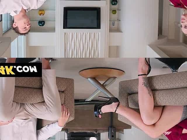 THUNDERCOCK Alexis Monroe bounces her large butt on large bully knob
