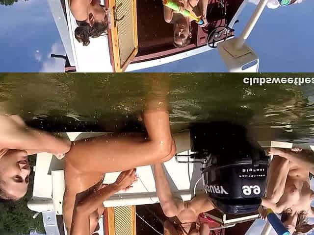 Wild Girls Skinny Dipping